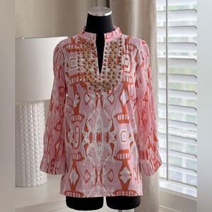 NWT! SHERIDAN FRENCH Olive Tunic in Sz. XS